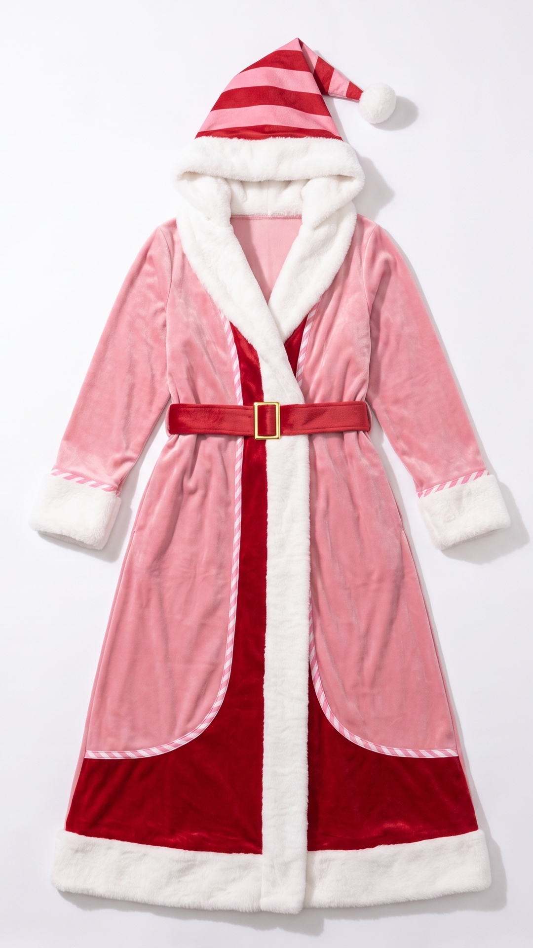 Elf Blankets Heated Robe - Jovie Pink flat lay